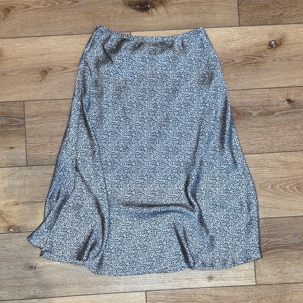 Sienna Sky Black and White Midi Skirt - Picture 2 of 7